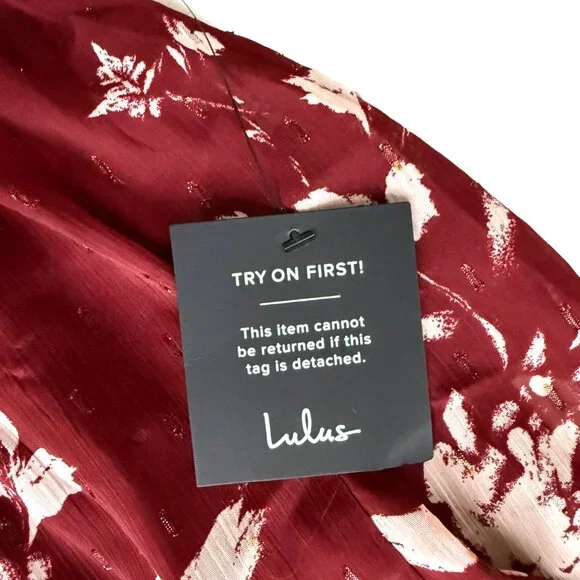 Lulus Instinctive Impression Floral Print Clip Dot Maxi Dress - Picture 7 of 10